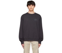Gray Overlock Sweatshirt