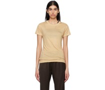 Beige Crewneck T-Shirt