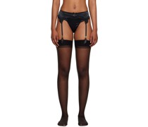 Black Sloane Garter Belt