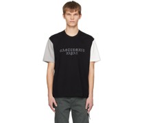 Black Colorblock T-Shirt