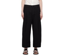 Black 'The Etcher' Trousers