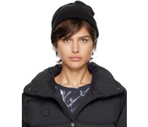 Black Rib Beanie