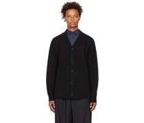 Black Button Cardigan
