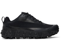 Black Lace Up Hyper Runner V08 Sneakers