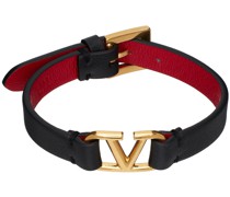 Black VLogo Bracelet