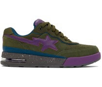 Khaki & Purple Road STA 2 Sneakers