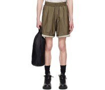 Brown Ice Touch Shorts