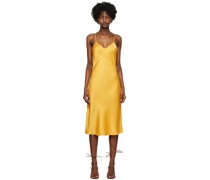 Yellow 90's Midi Dress