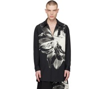 Black Flower Shirt