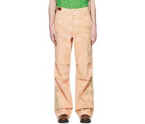 Pink Bleached Cargo Pants