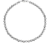 Silver Logo Chain Necklace