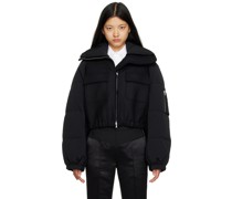 Black Hybrid Down Jacket