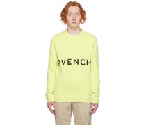 Yellow Knit 4G Sweater