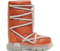 Orange Lunar Tractor Boots