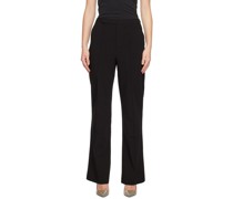Black Reset Tailored Trousers