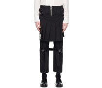 Black Kozaburo Edition Trousers