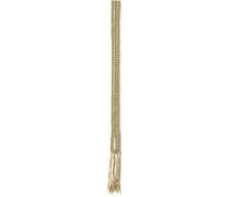 SSENSE Exclusive Green & Pink Skinny Scarf