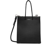 Black Short Leather Bag