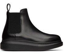 Black Hybrid Chelsea Boots