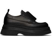 Black Wallaby Creeper Zip Loafers