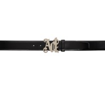 Black PA Monogram Belt