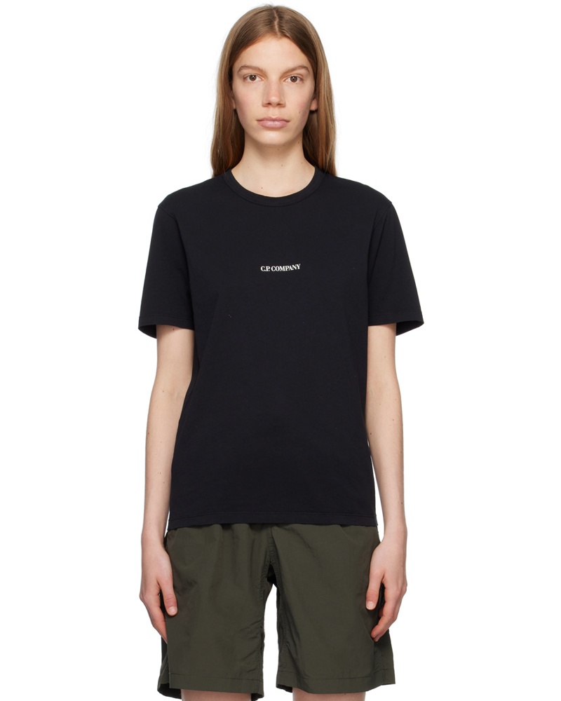 C.P. Company Damen Black 24/1 T-Shirt