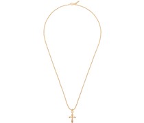 SSENSE Exclusive Gold Thin Cross Necklace