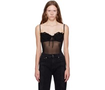 Black Wire Brasier Bodysuit