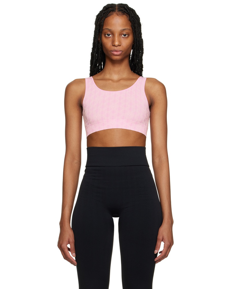 Wolford Damen Pink Succession Chain Top