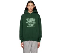 Green Blurred Hoodie
