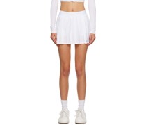 White Varsity Skirt