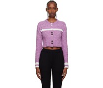 Purple Stripe Cardigan
