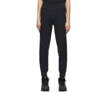 Black Signature Jogger Lounge Pants