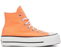 Orange Chuck Taylor All Star Lift Platform Sneakers