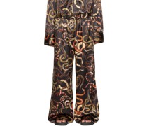 Black Snake Pyjama Trousers