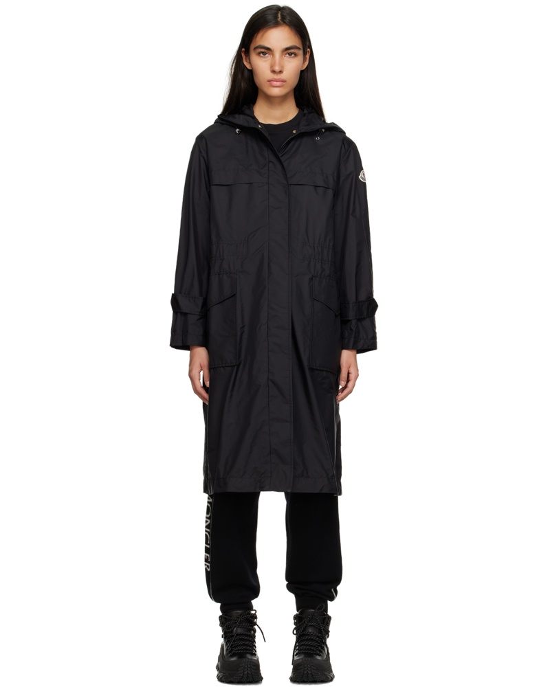 Moncler Damen Black Hiengu Rain Coat