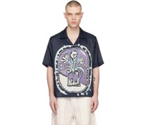 Navy Pablo's Bouquet Shirt