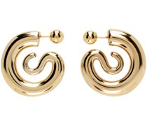 SSENSE Exclusive Gold Serpent Earrings