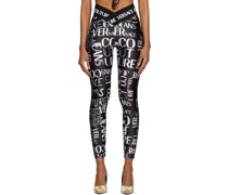 Black Doodle Leggings