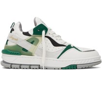 White & Green Astro Sneakers