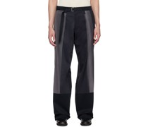 Navy Sun-Bleached Trousers
