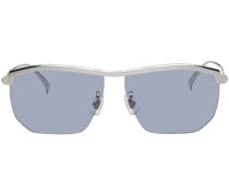 Silver Rimless Sunglasses