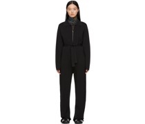 Black Sip Jumpsuit