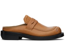 Brown Curve MU03 Slip-On Loafers