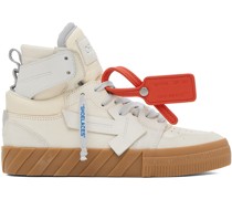 White & Floating Arrow Sneakers