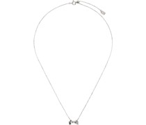 Silver #3700 Ribbon Necklace