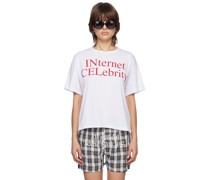 White 'INternet CELebrity' T-Shirt