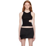 Black Slight Tank Top