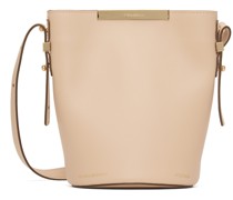 Beige Mini Bucket Bag