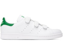 White & Green Stan Smith Sneakers